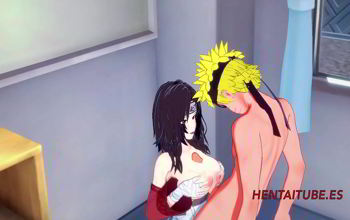 3d uncensored naruto hentai kurenai boobjob with creampie sex by naruto