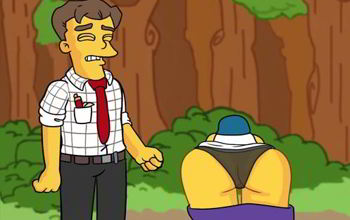 toon simpsons Burns Mansion Part 5 Sext Maid fucked hardcore porn