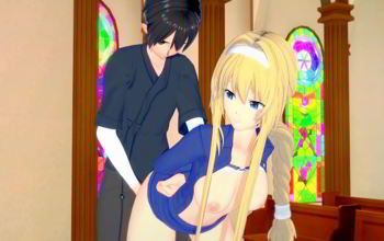 Sword Art Online uncensored hentai Sachi Sao 3d Anime Porno